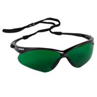Glasses With Green Lenses And Black Frame