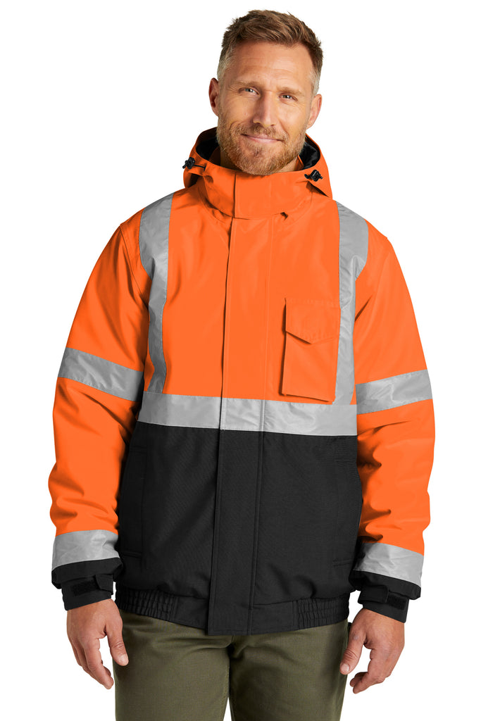 Corner Stone Class 3 Bomber Safety Orange  CSJ500