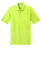 Port and Company Core Blend Safety Green Polo KP55
