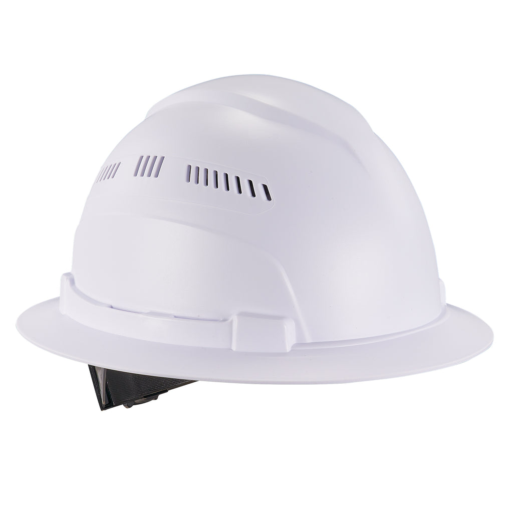 Skullerz HardHat, Full Brim, Lightweight, White