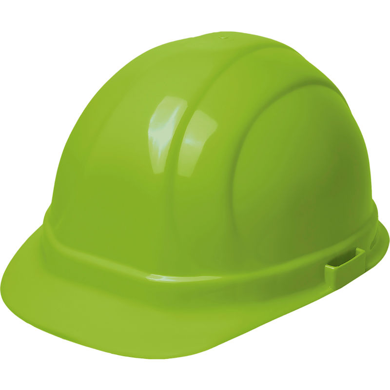 Omega 6PT Ratchet HI Viz Lime Hard Hat