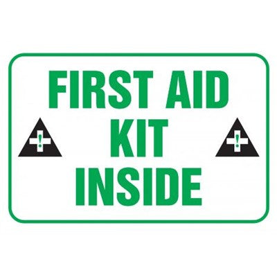 First Aid Kit Inside Adhesive Label- 3.5X5- 5 Pack-  LFSD509VSP