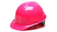 Pyramex Hi Vis Pink SL Series Cap Style Hard Hat, 4 Point Ratchet CASE