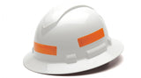 Vinyl Reflective Hard Hat Stickers- 4"x 1"