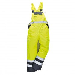 Portwest  Winter Bib & Brace Lined Yellow S489