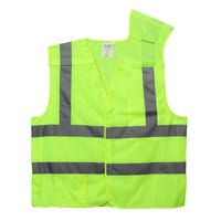 Cordova ANSI Class 2 Vest Lime Mesh Breakaway with Pocket VB231P