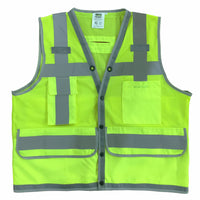 Class 2 Cor-Brite Heavy Duty Vest Lime