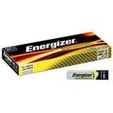 Energizer battery box with a single AAA battery on a white background